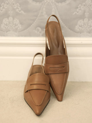 vintage loafer heel