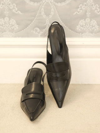 vintage loafer heel