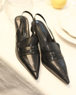 vintage loafer heel