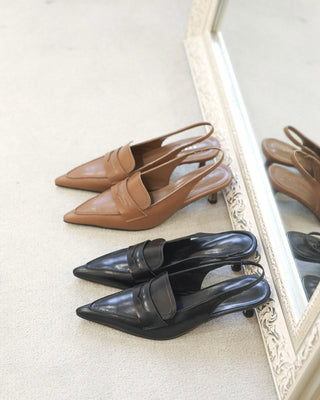 vintage loafer heel