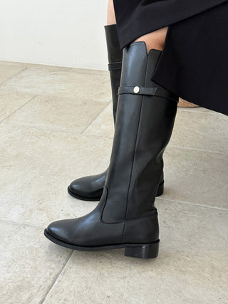 suede long boots