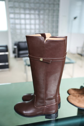 suede long boots