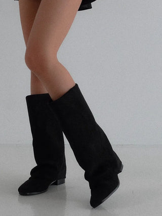 fold warmer boots