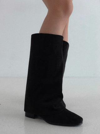 fold warmer boots