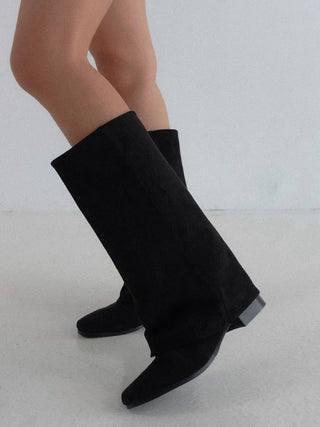fold warmer boots