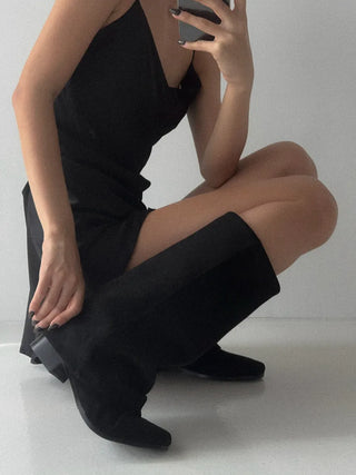 fold warmer boots
