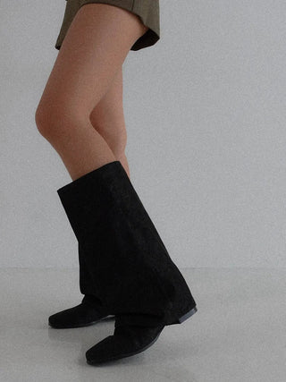 fold warmer boots