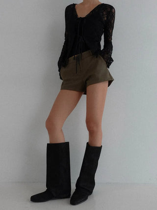 fold warmer boots