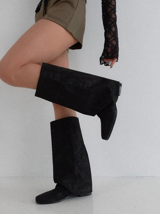 fold warmer boots