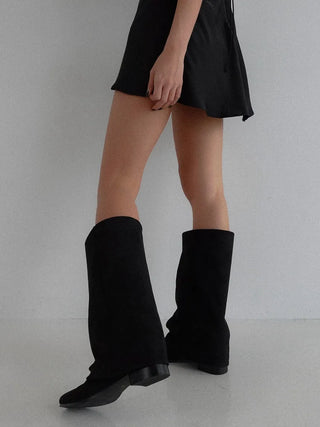 fold warmer boots