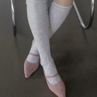 ribbon knee socks