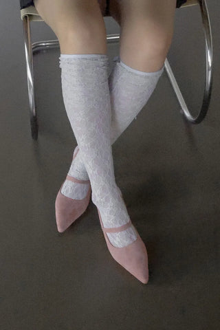 ribbon knee socks