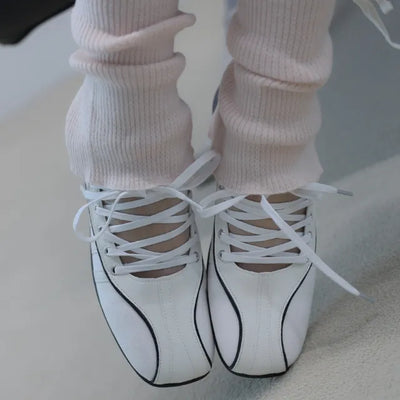 lace-up Mary Jane