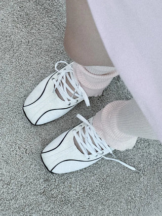 lace-up Mary Jane