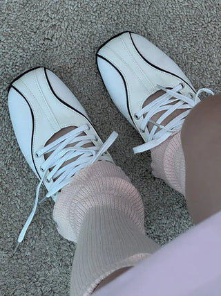 lace-up Mary Jane