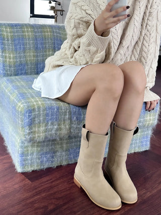 epaulette wood boots