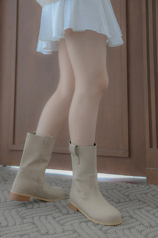 epaulette wood boots