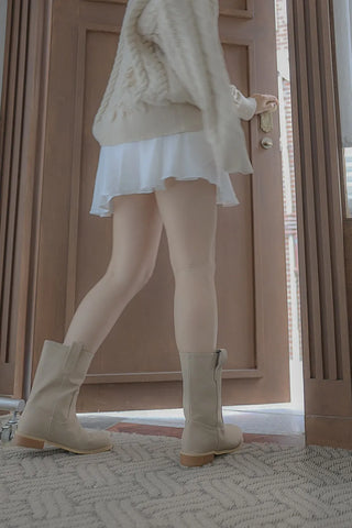 epaulette wood boots