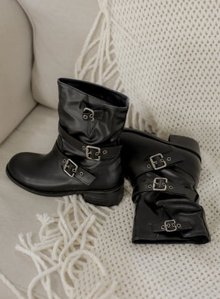 buckle walker boots