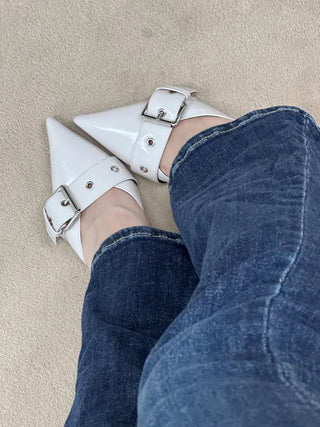 strap slingback heel