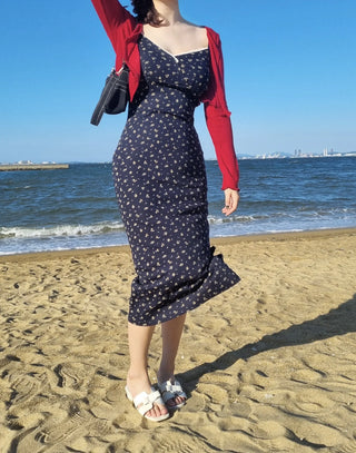 bustier cardigan set