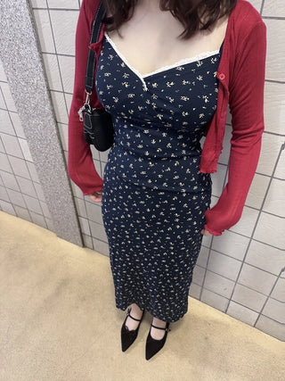 bustier cardigan set