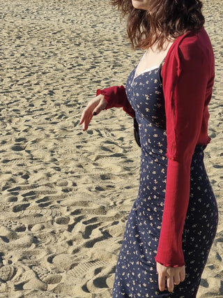 bustier cardigan set