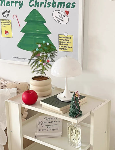 White Mushroom Desk Lamp