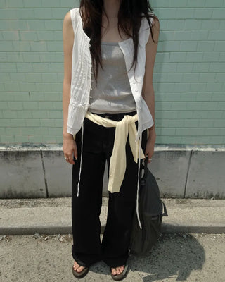 Slow & Susie Flow Fit Stain-Resistant Raw Denim Pants