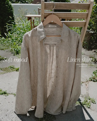 [4 colors] Organica Soft Grain Linen Shirt