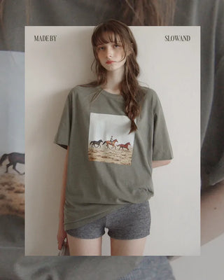 Vintage print T-shirt