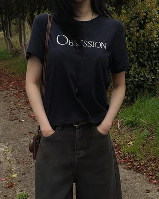 [2 colors] Washed Pigment Dyed T-shirt