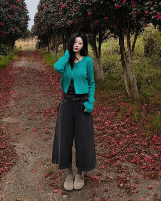 [2 colors] Washed Pigment Dyed T-shirt