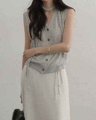 [3 colors] Long skirt