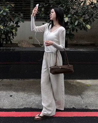 Elastic waist pants