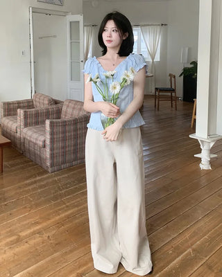 [2 colors] Washed Pigment Dyed T-shirt