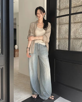 [4 colors] Organica Soft Grain Linen Shirt