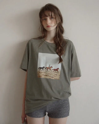 Vintage print T-shirt