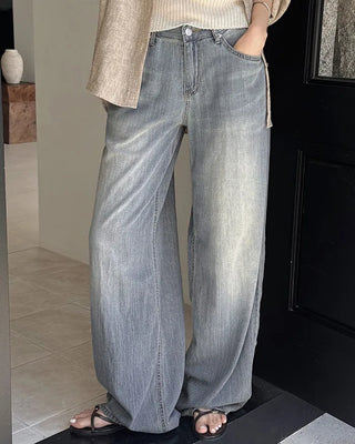 [Length selectable] Slow & Susie Chemistry Summer Wide Denim Pants