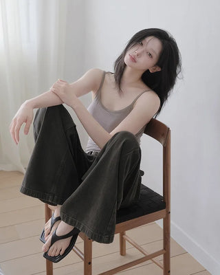 [2 colors] Washed Pigment Dyed T-shirt