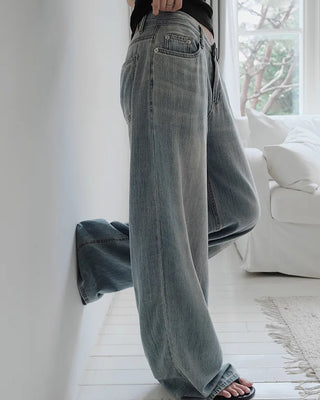 [Length selectable] Slow & Susie Chemistry Summer Wide Denim Pants