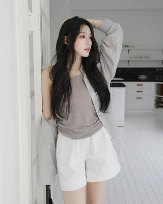 [4 colors] Organica Soft Grain Linen Shirt