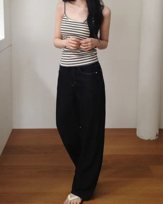 Slow & Susie Flow Fit Stain-Resistant Raw Denim Pants