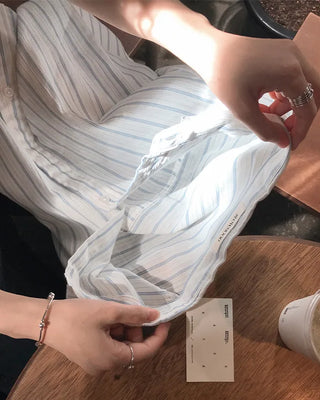 [3 colors] Striped shirt