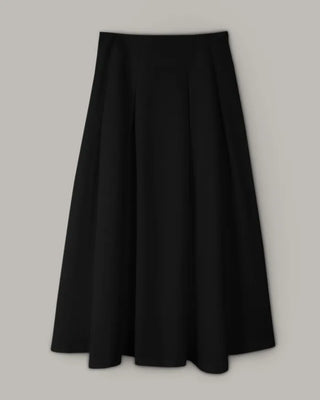 Classic pleated long skirt