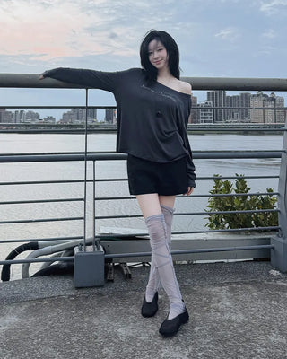 One-shoulder T-shirt