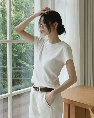 [8 colors] Basic T-shirt