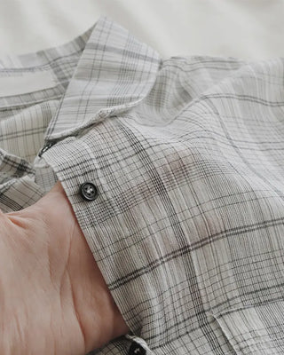 [2 colors] Check shirt