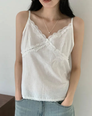 Mini lace slip blouse