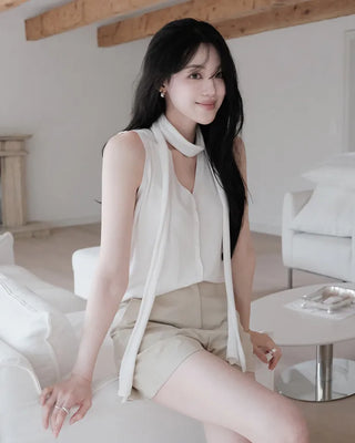 [4 colors] Modal knit vest